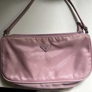 Prada nylon pink/lilac purse.